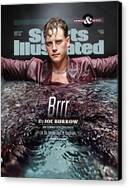 Joe Burrow on Sports Illustrated Cover Canvas Print