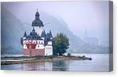 Pfalzgrafenstein Castle, Kaub, Germany Canvas Print