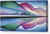 Lake George Reflection by Georgia O'Keeffe Canvas Print