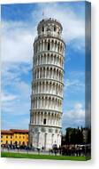 Leaning Tower of Pisa Canvas Print