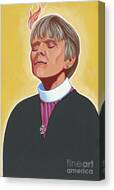 Holy Living Prophet Bishop Mariann 346 Canvas Print