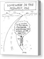 Midwest Dreamer with Big Plans Canvas Print