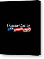 Alexandria Ocasio Cortez 2020 T Shirt Canvas Print