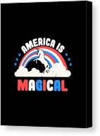 America Is Magical Canvas Print