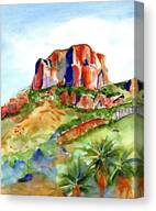 Big Bend Casa Grande Peak Canvas Print