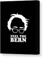 Feel The Bern Bernie Sanders Canvas Print