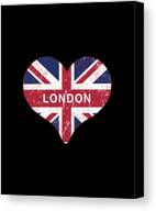 I Love London Canvas Print