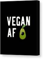 Vegan Af Canvas Print