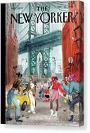 Fall Fashion in New York City Canvas Print