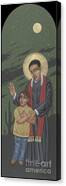 Santo Toribio Romo Y Gonzalez Patron Of Immigrants 277 Canvas Print