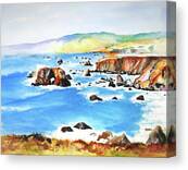 Arched Rock Sonoma Coast California Canvas Print
