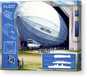 Graf Zeppelin - First Airship Around The World Canvas Print