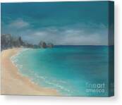 Bermuda Beach Morning Canvas Print