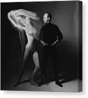 George Balanchine and Suzanne Farrell Performance Canvas Print by Bert Stern