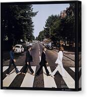 The Beatles Abbey Road #4 Metal Poster by Antonios Valamontes