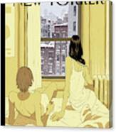 Winter Morning View Canvas Print