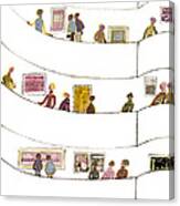 New Yorker Magazine Cover, 1975 Canvas Print