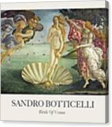 The Birth Of Venus Acrylic Print by Sandro Botticelli - Metal Posters