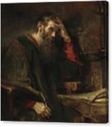 Apostle Paul in Deep Thought Canvas Print