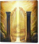 Ascending To The Gates Of Heaven, 12 Canvas Print