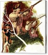 Battle Of King's Mountain Canvas Print