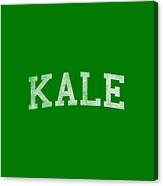 Kale University Vegan Vegetarian Canvas Print