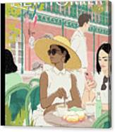New Orleans Cafe Relaxation Canvas Print