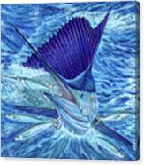Sailfish Chasing Its Prey Canvas Print