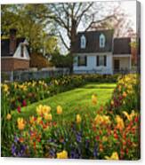 The Taliaferro-cole House Spring Garden Canvas Print