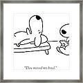 Dog Therapy Session Framed Print
