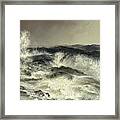 Thomas Moran Wild Sea Foam Spray Framed Print