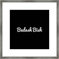 Badash Bish Framed Print