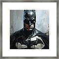 Batman the Dark Knight Portrait Framed Print