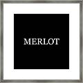 Merlot Costume Framed Print