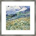 Mountainous Landscape Behind Saint Paul Hospital Framed Print
