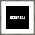Nebraska Framed Print