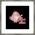 The Beard Is Back Santa Framed Print