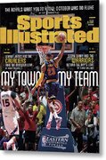 LeBron James During Intense Game Play Metal Print by Sports Illustrated