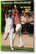 Jack Nicklaus Celebrates on the Course Metal Print