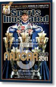 Jimmie Johnson Wins Fifth Straight Title Metal Print