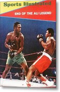 Ali vs Frazier Boxing Match Metal Print
