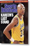 Kareem Abdul-Jabbar on Sports Illustrated Metal Print by Sports Illustrated
