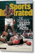 Muhammad Ali vs Sonny Liston Knockout Metal Print