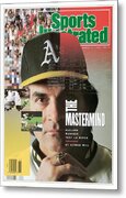 Sports Illustrated Oakland Manager Cover Metal Print