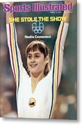 Nadia Comaneci Olympic Triumph Metal Print