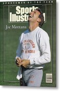 Joe Montana on Sports Illustrated Cover Metal Print