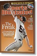 Tim Lincecum Pitches on Sports Illustrated Metal Print