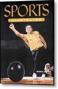 Steve Nagy, 1955 All Star Bowling Tourament Sports Illustrated Cover Metal Print