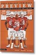 Texas Football Team on Magazine Cover Metal Print