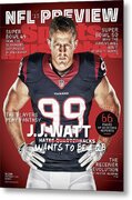 J.J. Watt Sports Cover Feature Metal Print